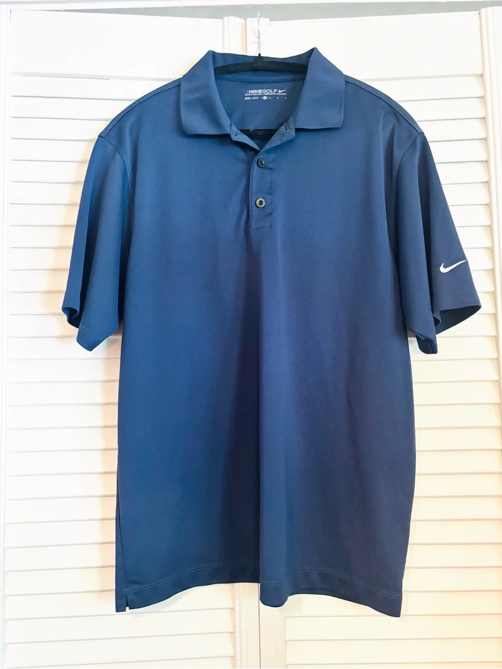 Nike Golf Dri-Fit Polo Shirt Navy Blue Men’s Size Medium